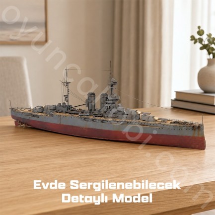 Trumpeter 05797 HMS Queen Elizabeth 1918 Maket Model Kit - Thumbnail