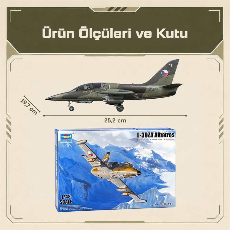 Trumpeter 05805 L-39ZA Albatro Maket Model Kit