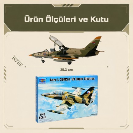 Trumpeter 05806 Aero L-39MS/L-59 Super Albatros Maket Model Kit - Thumbnail
