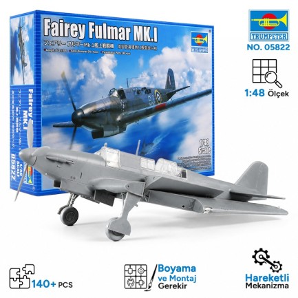 Trumpeter - Trumpeter 05822 Fairey Fulmar MK.I Maket Model Kit