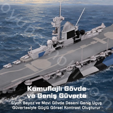 Trumpeter 06709 German Navy Aircraft Carrier DKM Graf Zeppelin Maket Model Kit - Thumbnail