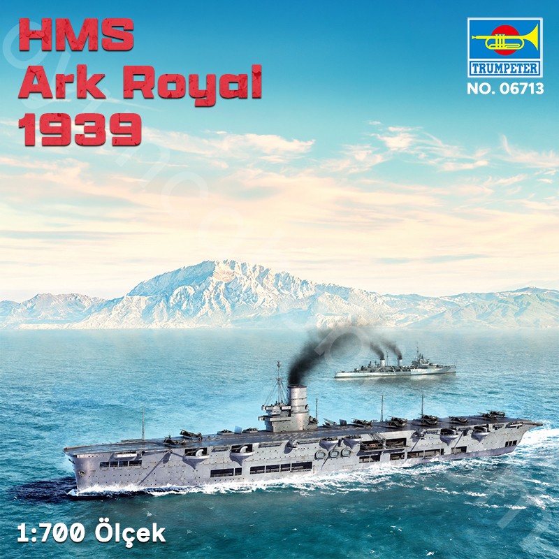 Trumpeter 06713 HMS Ark Royal 1939 Maket Model Kit