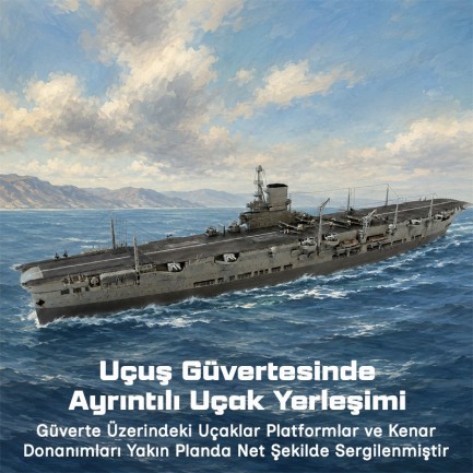 Trumpeter 06713 HMS Ark Royal 1939 Maket Model Kit - Thumbnail