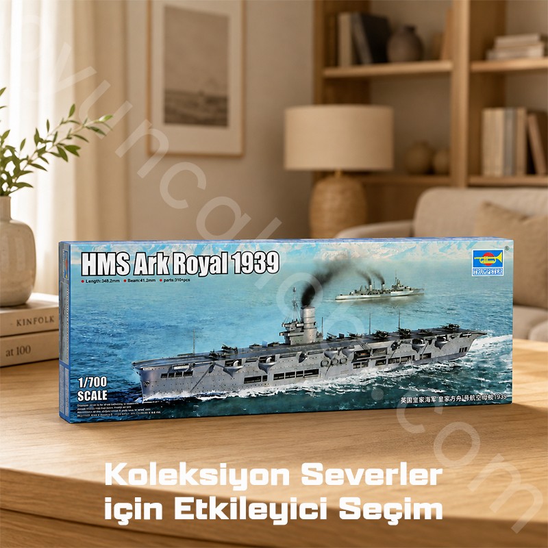Trumpeter 06713 HMS Ark Royal 1939 Maket Model Kit