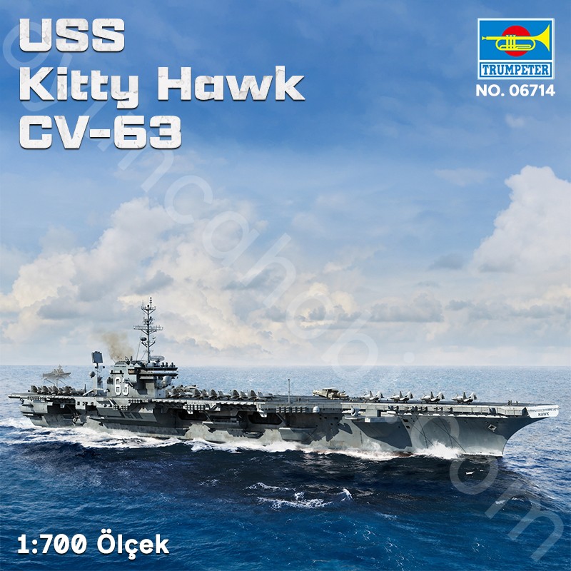 Trumpeter 06714 USS Kitty Hawk CV-63 Maket Model Kit