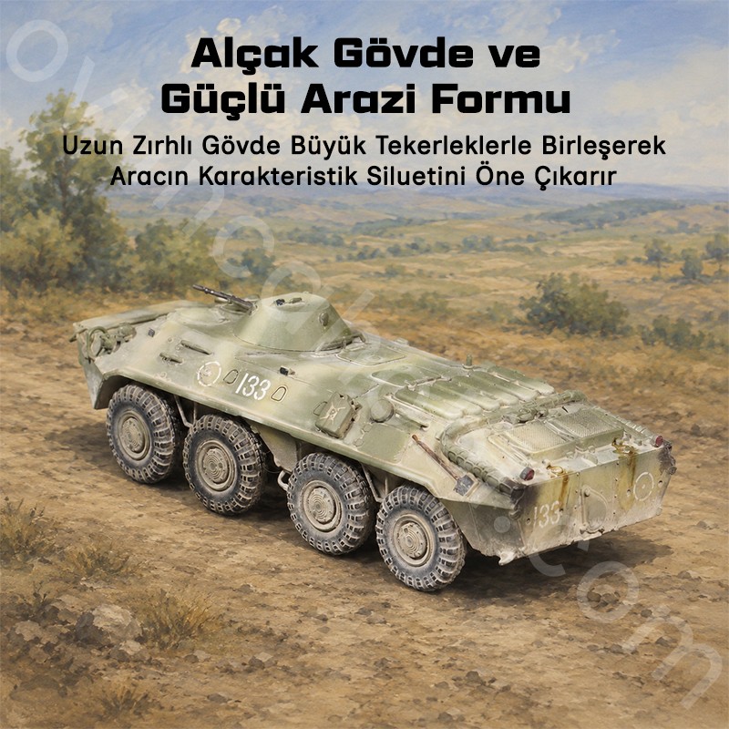 Trumpeter 07137 Russian BTR-70 APC early version Maket Model Kit