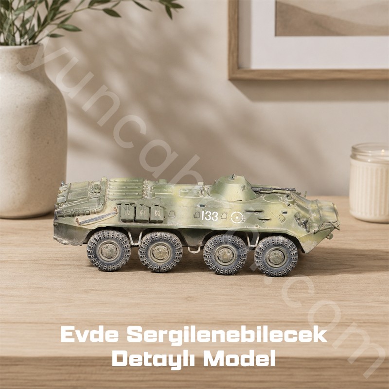 Trumpeter 07137 Russian BTR-70 APC early version Maket Model Kit