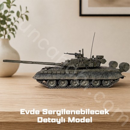 Trumpeter 07145 Russian T-80BV MBT Maket Model Kit - Thumbnail