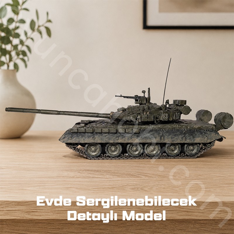 Trumpeter 07145 Russian T-80BV MBT Maket Model Kit