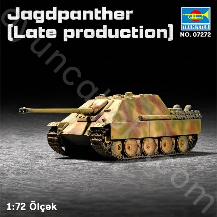 Trumpeter 07272 Jagdpanther (Late production) Maket Model Kit - Thumbnail