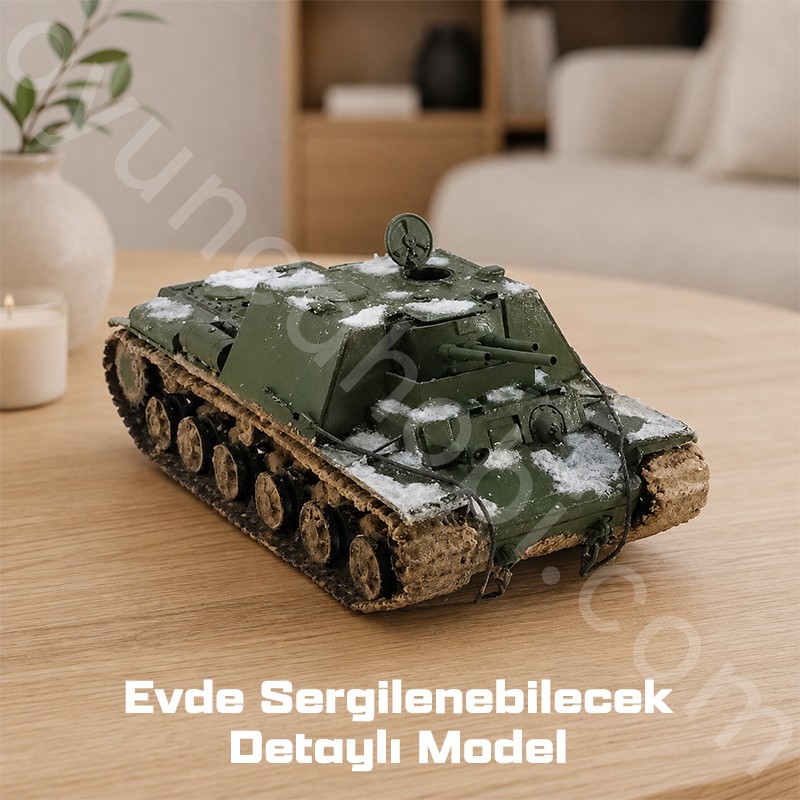 Trumpeter 09503 Soviet KV-7 Mod 1941 Maket Model Kit