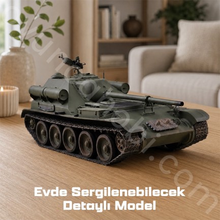 Trumpeter 09505 Soviet SU-101 SPA Maket Model Kit - Thumbnail