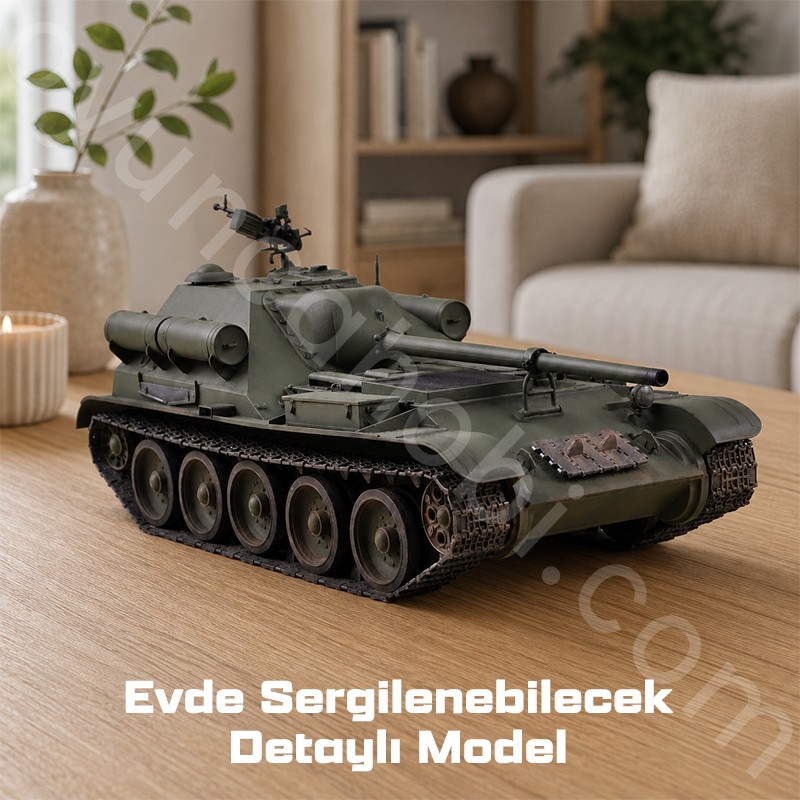 Trumpeter 09505 Soviet SU-101 SPA Maket Model Kit