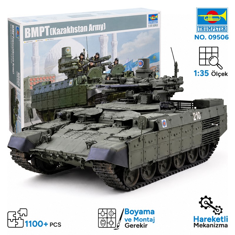 Trumpeter 09506 BMPT(Kazakhstan Army) Maket Model Kit