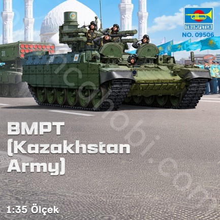 Trumpeter 09506 BMPT(Kazakhstan Army) Maket Model Kit - Thumbnail