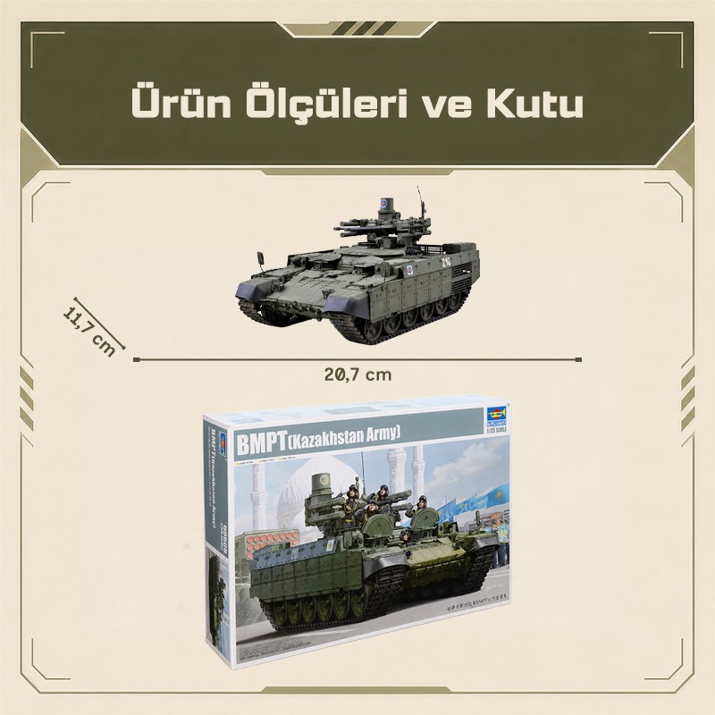 Trumpeter 09506 BMPT(Kazakhstan Army) Maket Model Kit
