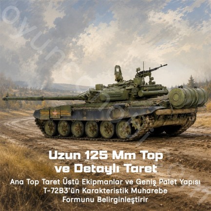 Trumpeter 09508 Russian T-72B3 MBT Maket Model Kit - Thumbnail