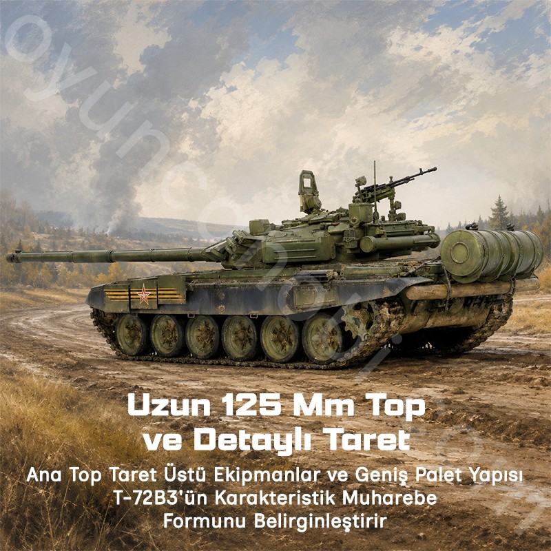 Trumpeter 09508 Russian T-72B3 MBT Maket Model Kit