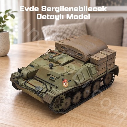Trumpeter 09509 Soviet AT-P artillery tractor Maket Model Kit - Thumbnail