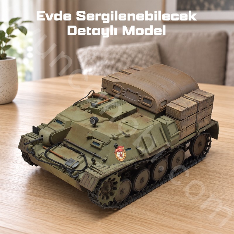 Trumpeter 09509 Soviet AT-P artillery tractor Maket Model Kit