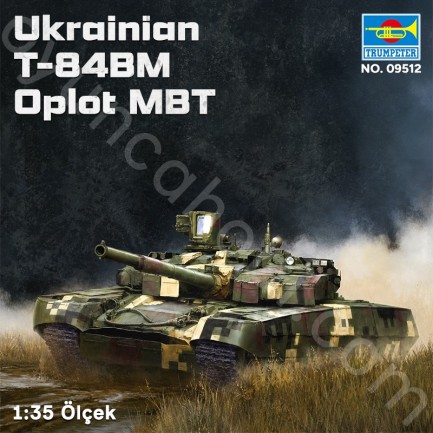 Trumpeter 09512 Ukrainian T-84BM Oplot MBT Maket Model Kit - Thumbnail