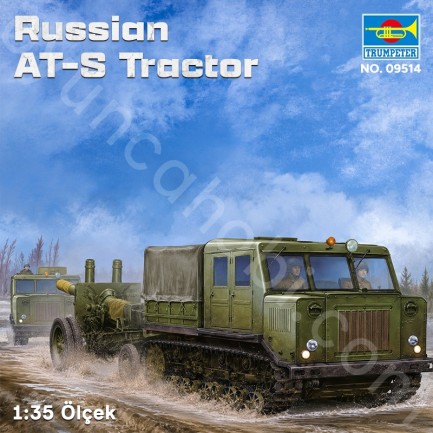 Trumpeter 09514 Russian AT-S Tractor Maket Model Kit - Thumbnail