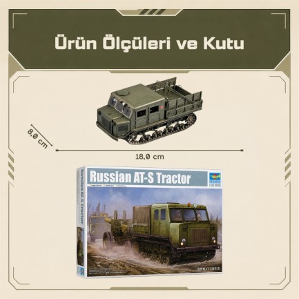 Trumpeter 09514 Russian AT-S Tractor Maket Model Kit - Thumbnail