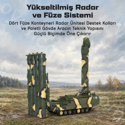 Trumpeter 09519 Russian S-300V 9A83 SAM Maket Model Kit - Thumbnail