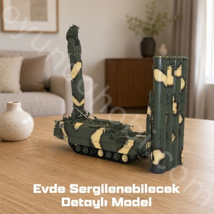 Trumpeter 09519 Russian S-300V 9A83 SAM Maket Model Kit - Thumbnail