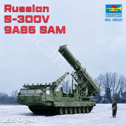 Trumpeter 09521 Russian S-300V 9A85 SAM Maket Model Kit - Thumbnail