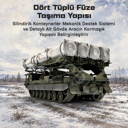 Trumpeter 09521 Russian S-300V 9A85 SAM Maket Model Kit - Thumbnail