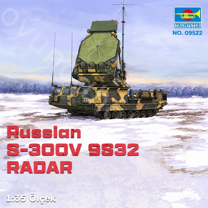 Trumpeter 09522 Russian S-300V 9S32 RADAR Maket Model Kit