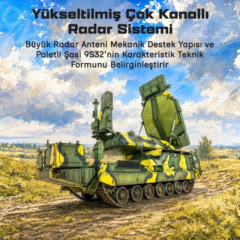 Trumpeter 09522 Russian S-300V 9S32 RADAR Maket Model Kit