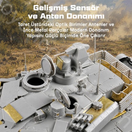 Trumpeter 09524 Russian T-90S MODERNIZED (Mod2013) Maket Model Kit - Thumbnail