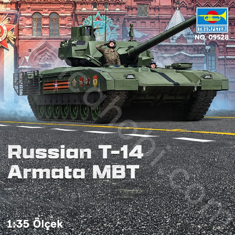 Trumpeter 09528 Russian T-14 Armata MBT Maket Model Kit