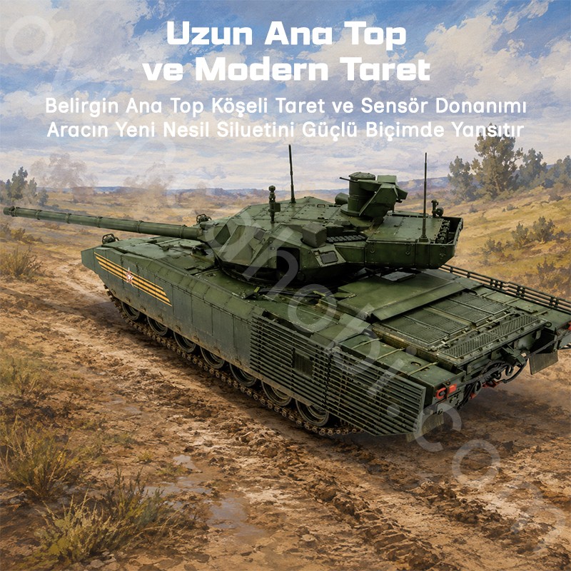Trumpeter 09528 Russian T-14 Armata MBT Maket Model Kit
