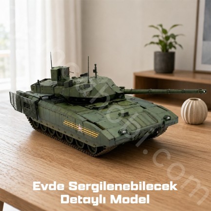 Trumpeter 09528 Russian T-14 Armata MBT Maket Model Kit - Thumbnail