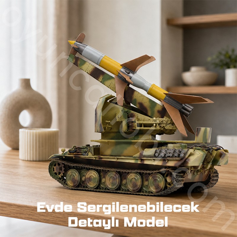 Trumpeter 09532 Flakpanther w/8.8cm Flakrakete Rheintochter I Maket Model Kit
