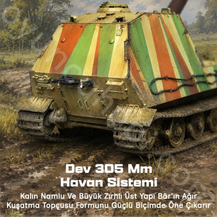 Trumpeter 09535 Grille30-30.5cm(Grw)L/16 Morser BAR (BEAR) Maket Model Kit - Thumbnail