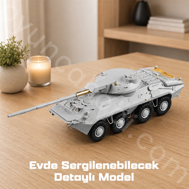 Trumpeter 09536 Soviet 2S14 Zhalo-S 85mm anti-tank gun Maket Model Kit