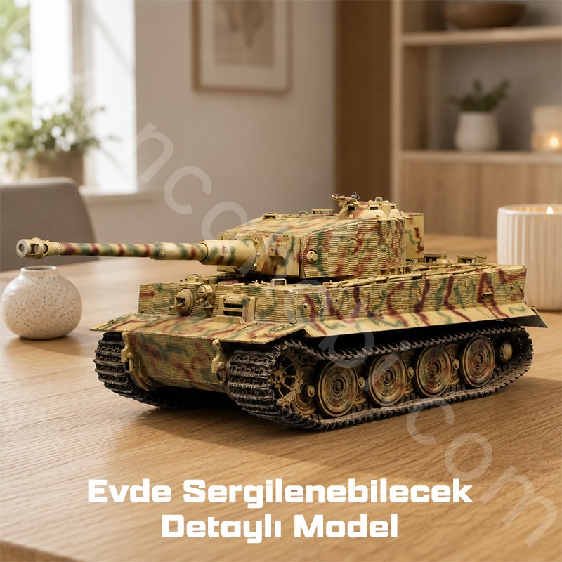 Trumpeter 09539 Pz.Kpfw.VI Ausf.E Sd.Kfz.181 Tiger I (Medium Production) w/ Zimmerit Maket Model Kit