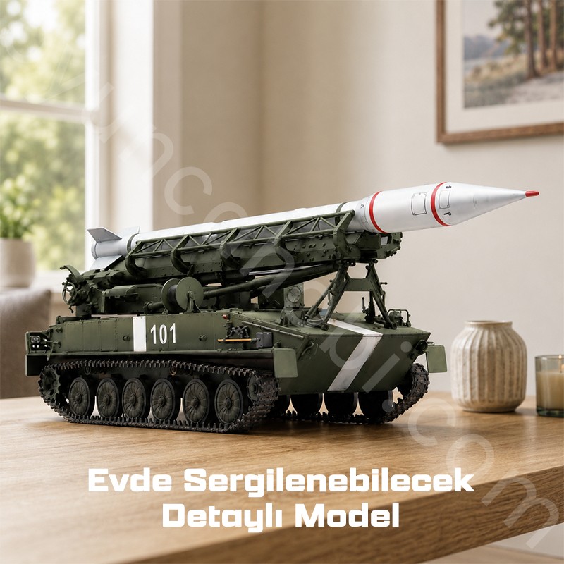 Trumpeter 09545 2P16 Launcher with Missile of 2k6 Luna (FROG-5) Maket Model Kit