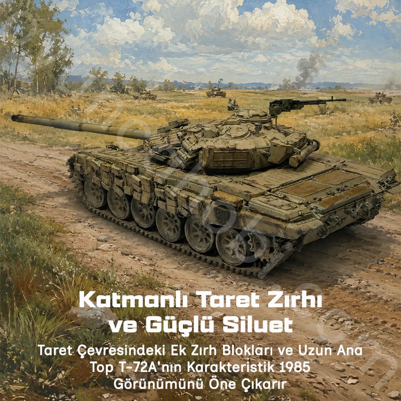 Trumpeter 09548 Russian T-72A Mod1985 MBT Maket Model Kit