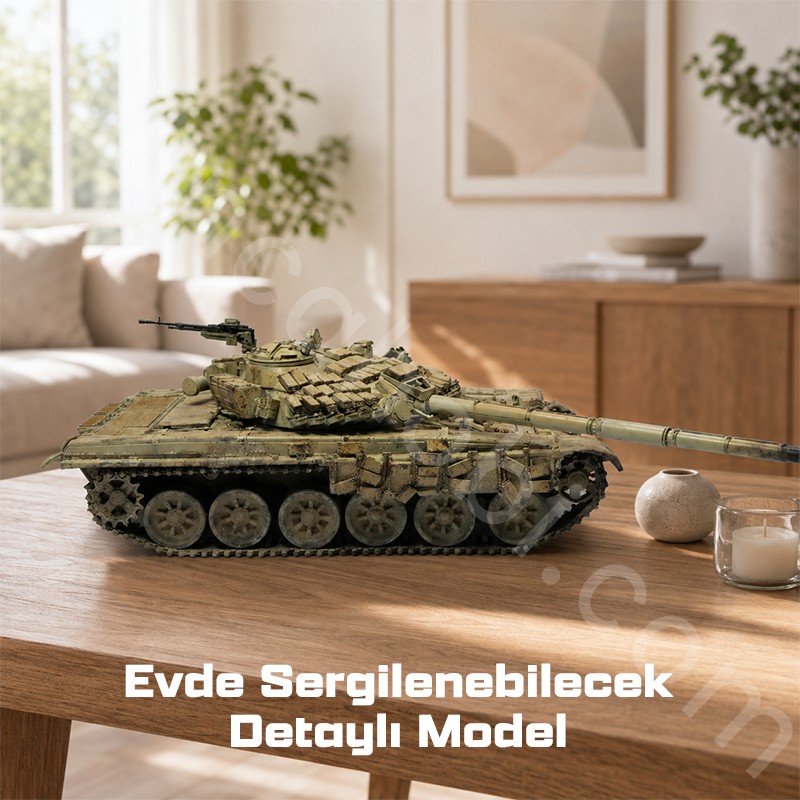 Trumpeter 09548 Russian T-72A Mod1985 MBT Maket Model Kit