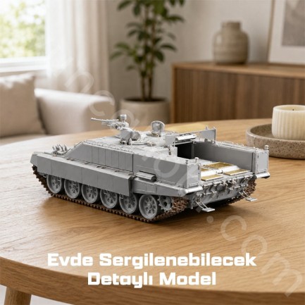 Trumpeter 09549 Russian BMO-T specialized heavy armored personnel carrier Maket Model Kit - Thumbnail