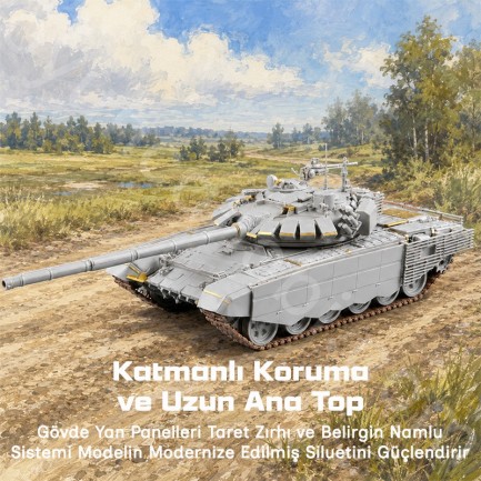Trumpeter 09561 Russian T-72B3 MBT Mod.2016 Maket Model Kit - Thumbnail