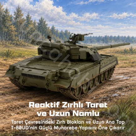 Trumpeter 09581 Russian T-80UD MBT - Early Maket Model Kit - Thumbnail
