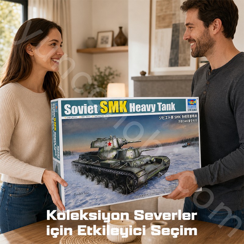 Trumpeter 09584 Soviet SMK Heavy Tank Maket Model Kit