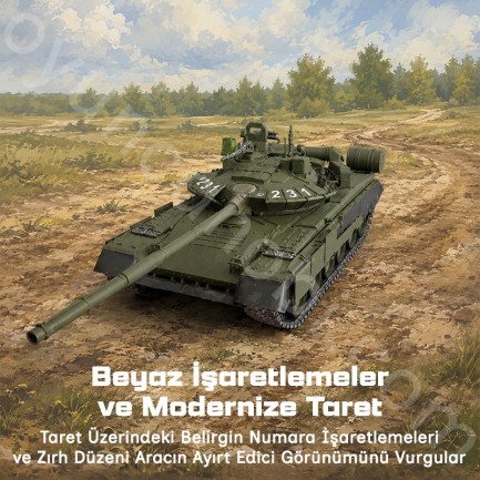 Trumpeter 09588 Russian T-80BVM MBT(Marine Corps) Maket Model Kit - Thumbnail