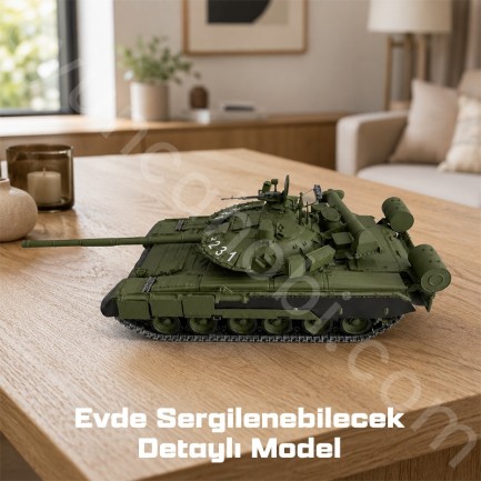Trumpeter 09588 Russian T-80BVM MBT(Marine Corps) Maket Model Kit - Thumbnail